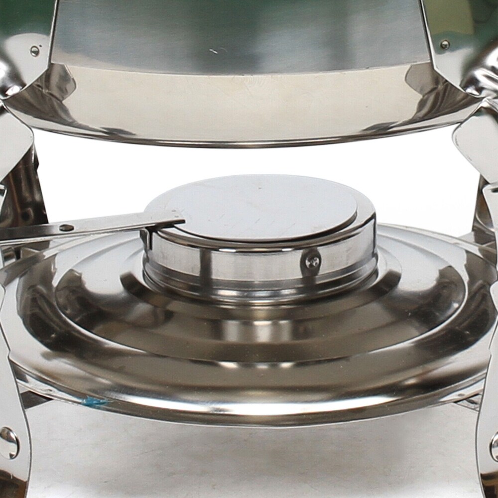 Stainless Steel Round Chafing Dish 4 Quart Serving Buffet Warmer