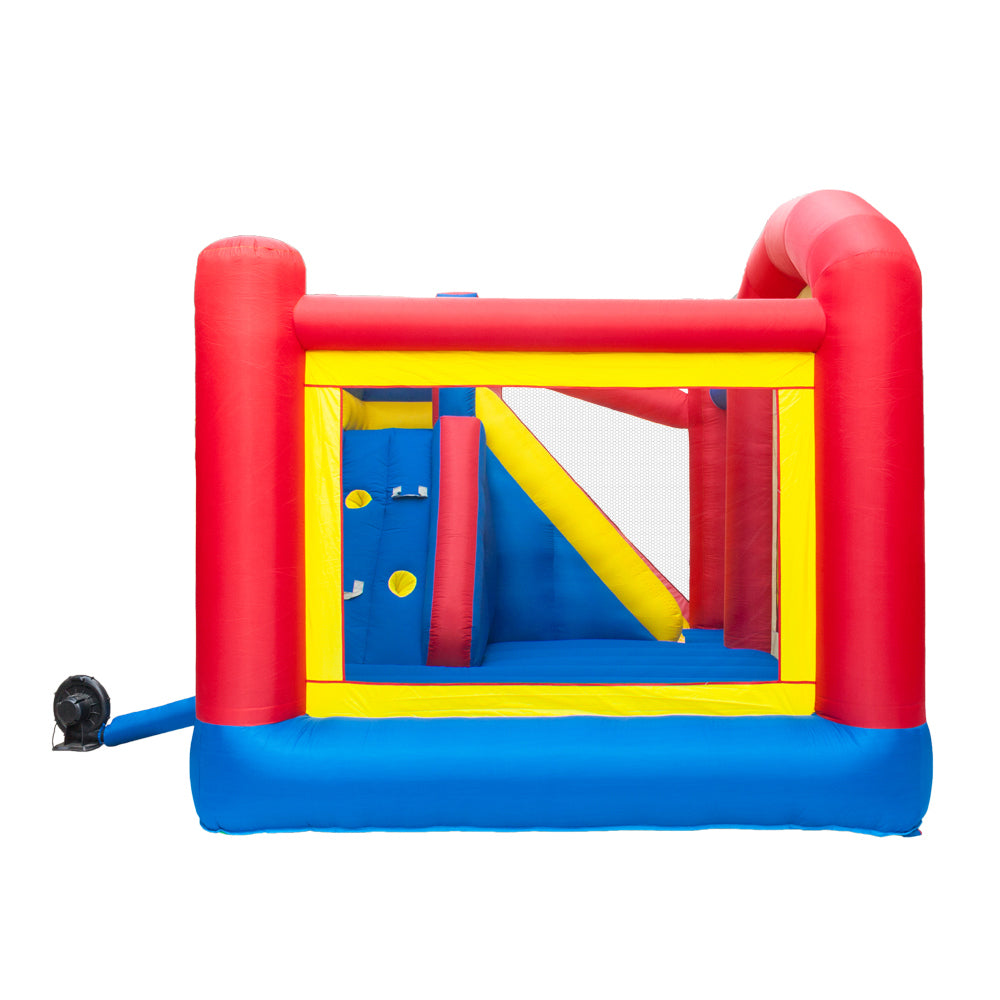 Inflatable Bounce House Castle Jumper Slide Large Trampoline 420D Oxford Cloth PVC Without Blower 3-12 Years Old 157.2"x141.6"x110.4"