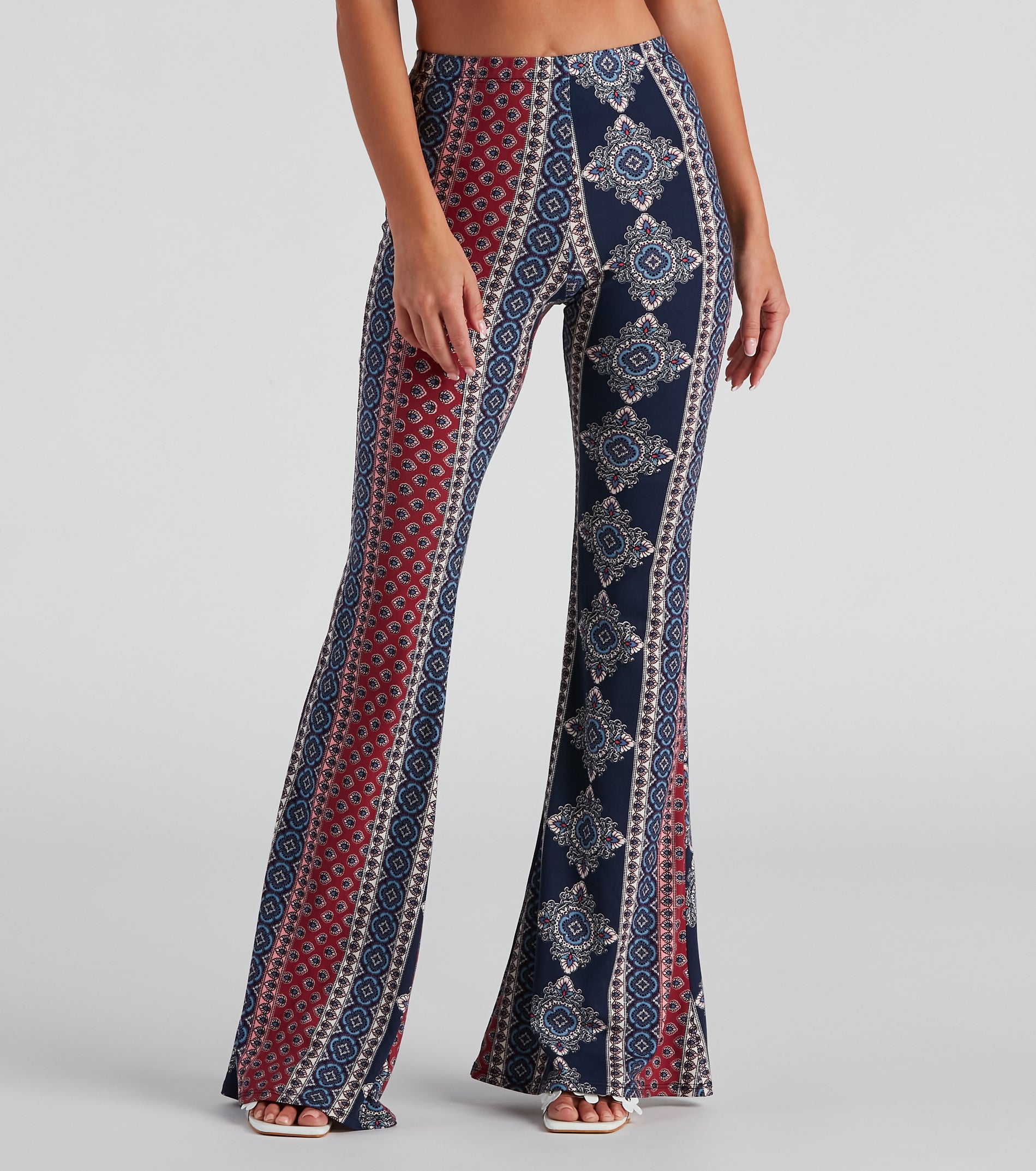 Boho Flare High Rise Pants