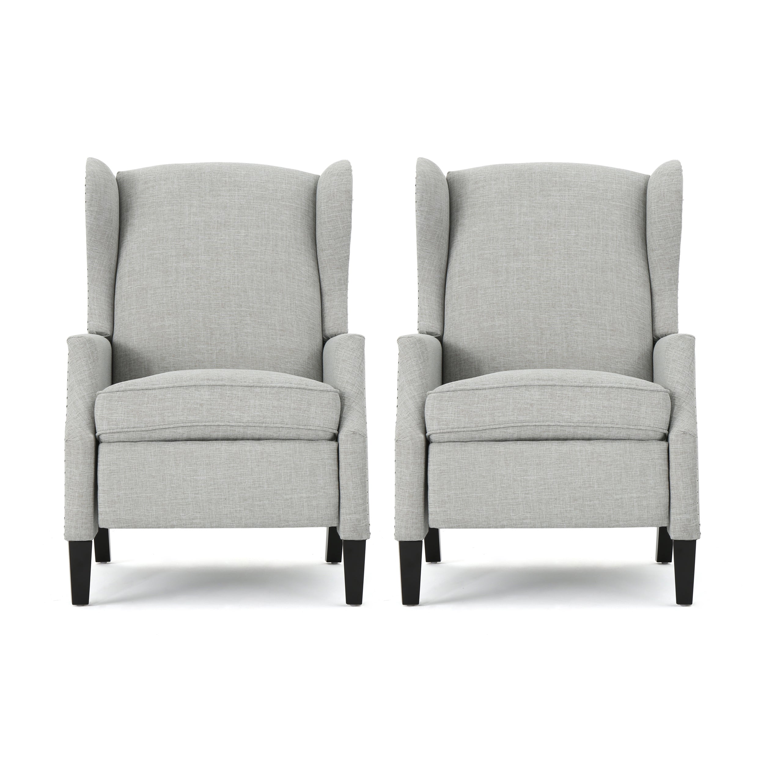 Weyland Contemporary Fabric Recliner (Set of 2)