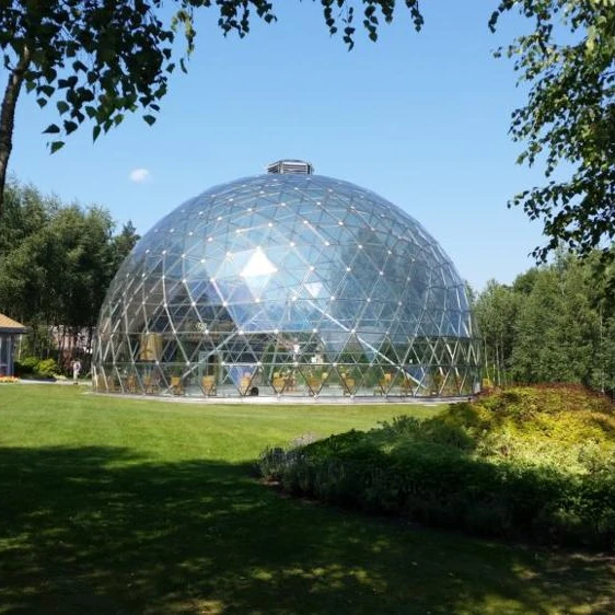 Steel Frame Transparent pvc Geodesic Garden Igloo Dome