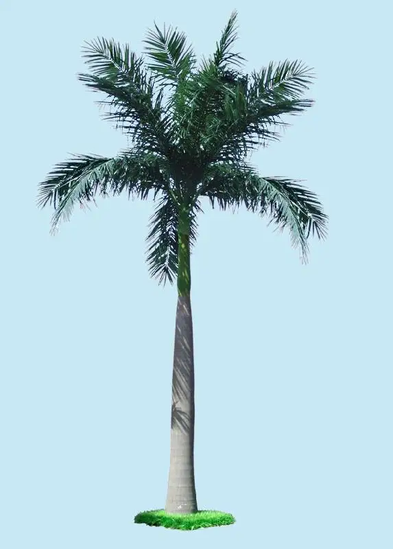 ARTIFICIAL TOPIARY plant King coconut 12 feet height  resort hotel engineering garden decorative customized garden supplies