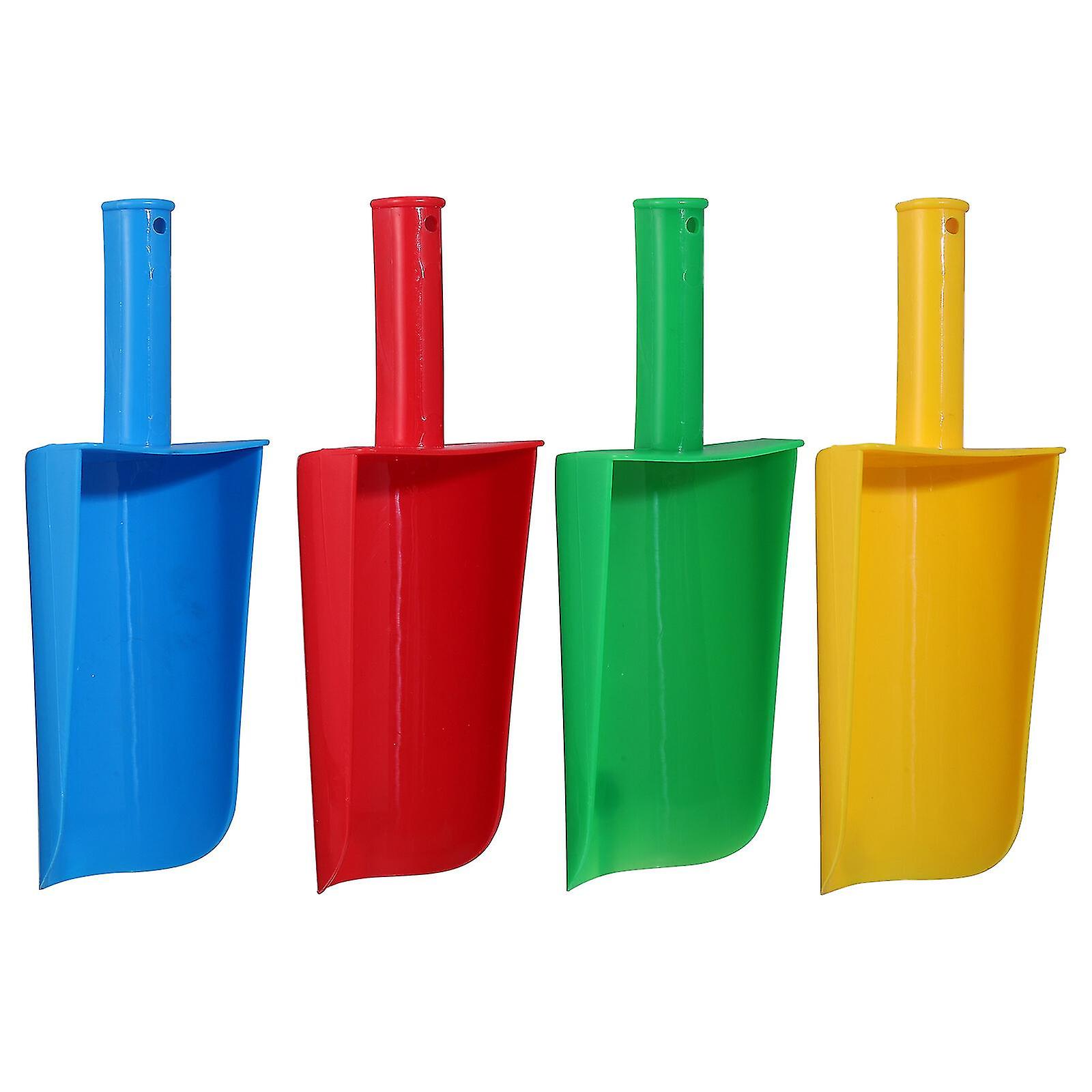 4pcs Short Handle Sand Shovels Kids Scoop Beach Toy Children Playing Sand Toy