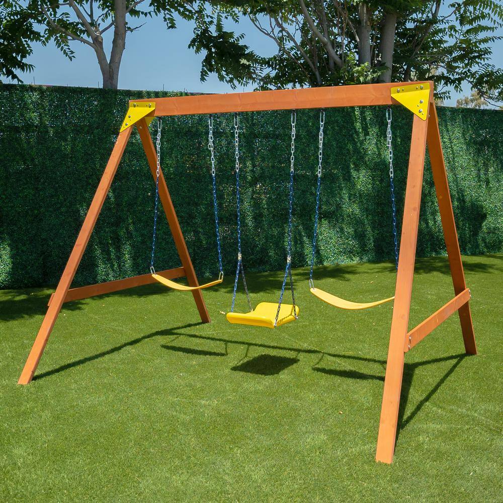 SPORTSPOWER Brighton Wooden Swing Set WP-728