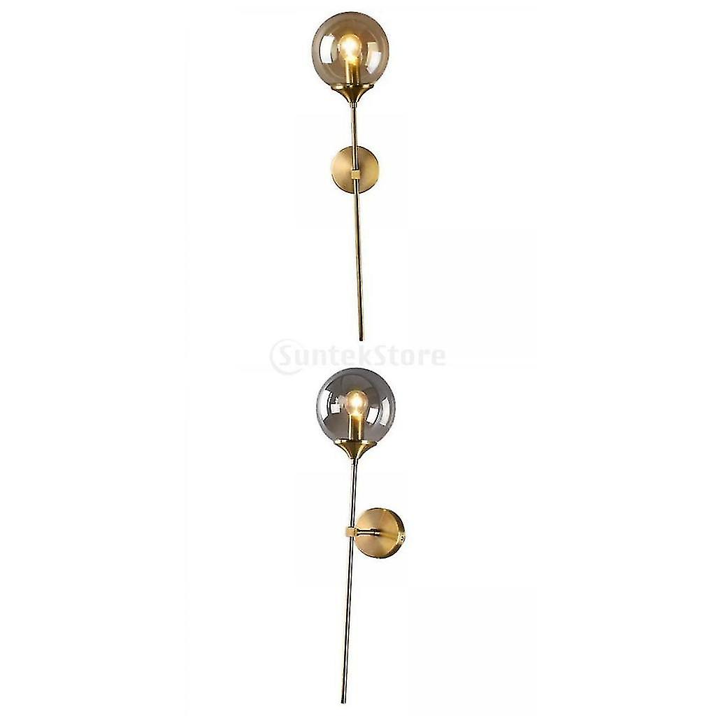 2x Gold Wall Sconce Lighting Modern Indoor Wall Lights With E14 Base