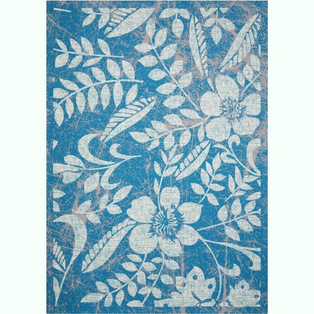 Nourison Coastal Green Indoor outdoor Area Rug