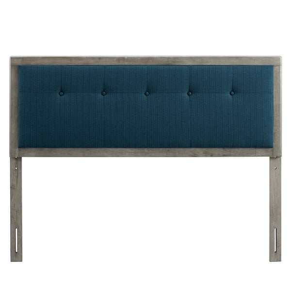 Draper Tufted Fabric and Wood Headboard - - 32028874