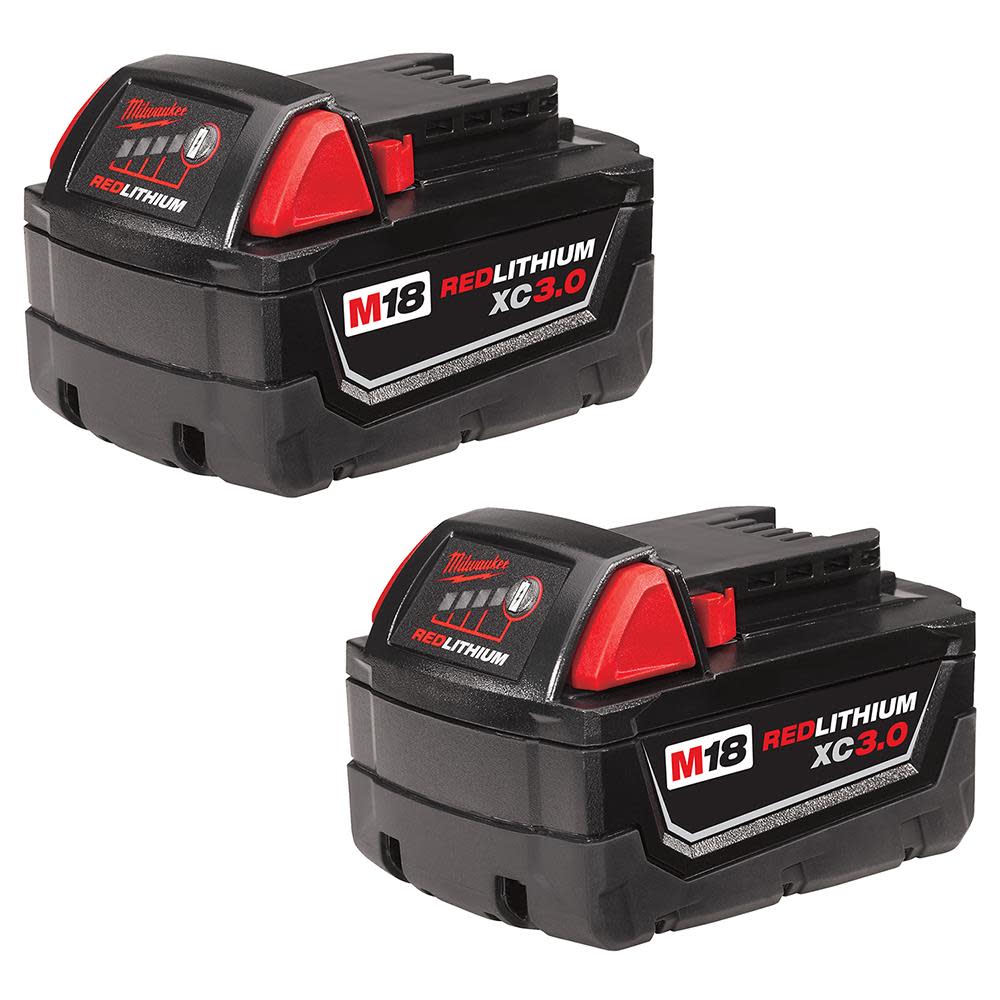 MW M18 REDLITHIUM High Capacity 3.0Ah Battery Pack (2 Piece) 48-11-1822 from MW