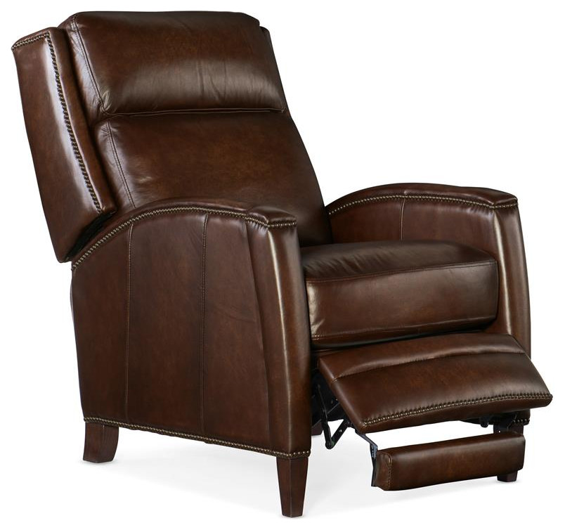 Hooker Furniture Declan Manual Push Back Recliner   Transitional   Recliner Chairs   by Homesquare  Houzz