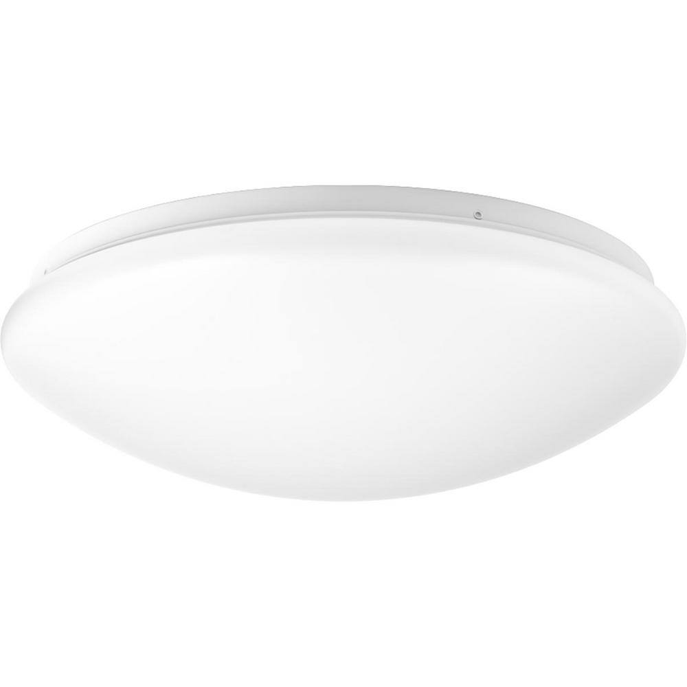 Progress Lighting Drums and Clouds Collection 22.5-Watt White Integrated LED Flush Mount P730006-030-30