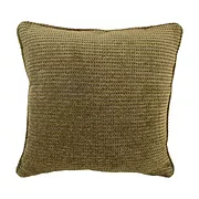 Blazing Needles 18-inch Double-corded Patterned Jacquard Chenille Square Throw Pillow with Insert