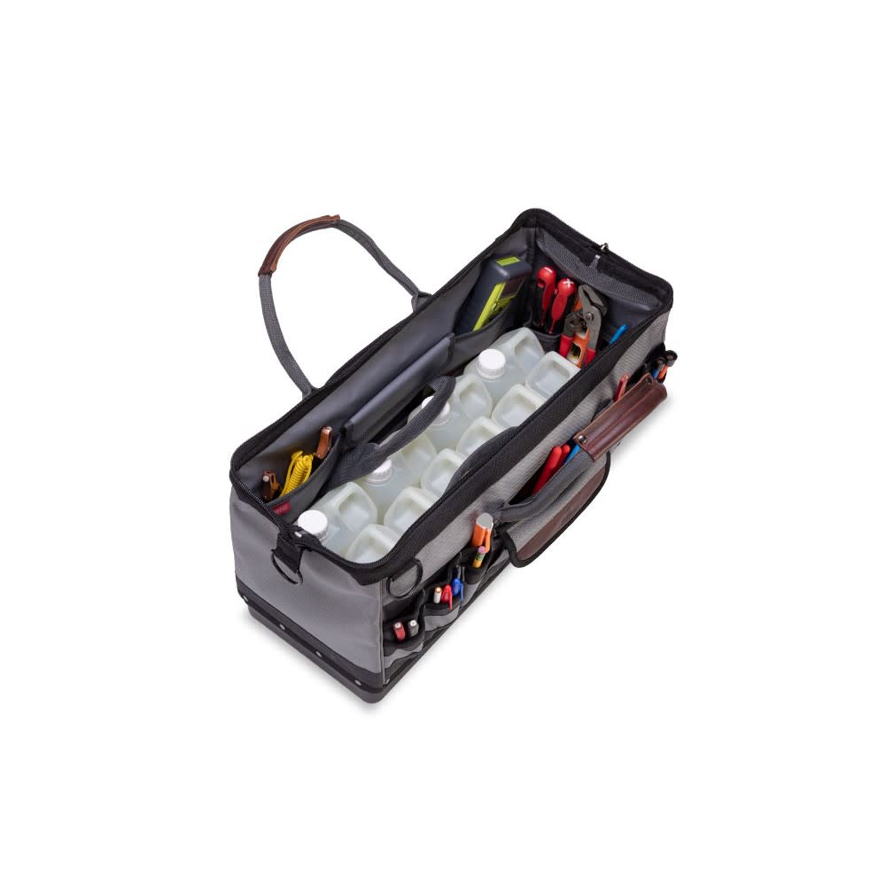 Veto Pro Pac 60 Lbs Open Top/Closable Plumbing Bag 2X Gray ;