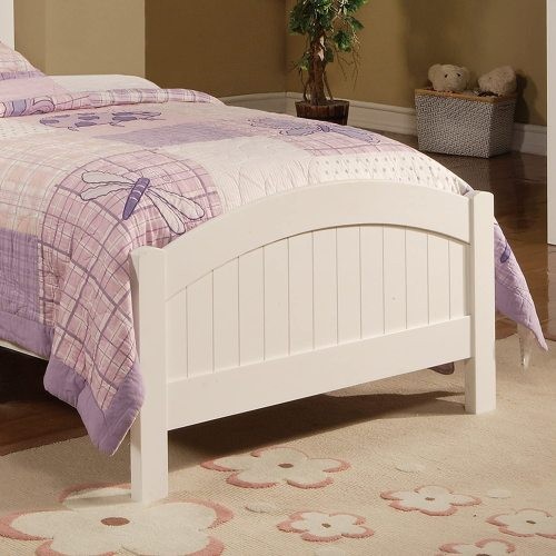 White Color Twin Size Bed Youth Bedroom Furniture ...