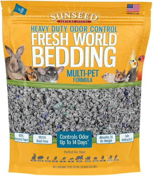 Sunseed Fresh World Heavy Duty Small Pet Bedding， 2，131-in bag