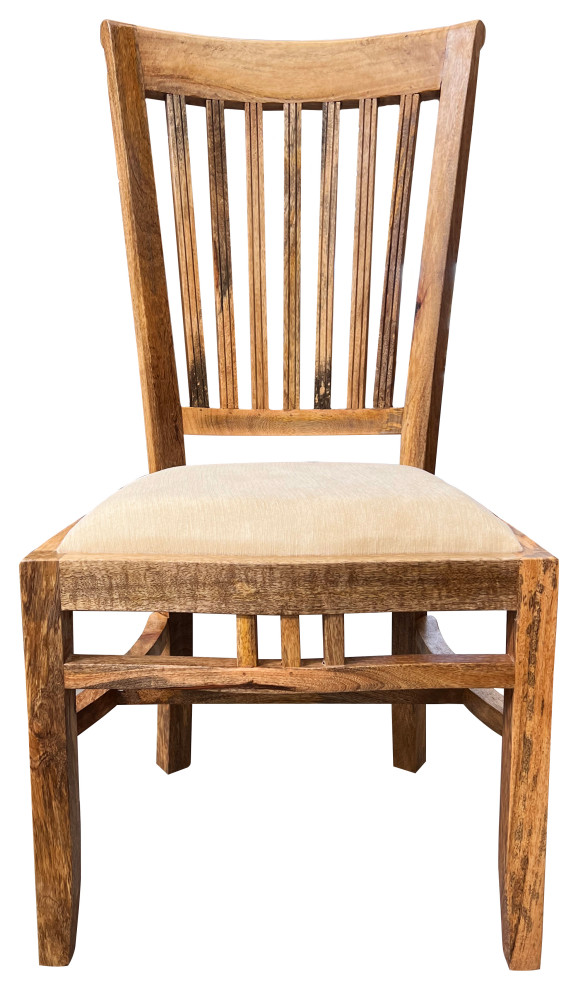 Slat Back Dining Chair   Rustic   Dining Chairs   by Rustic Home Interiors  Houzz