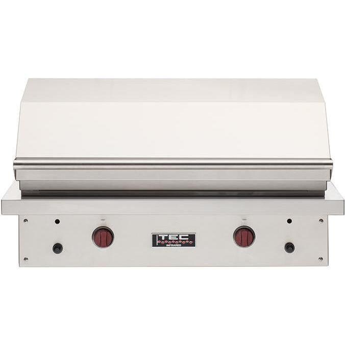 TEC Patio FR 44-Inch Built-In Infrared Natural Gas Grill W/ Red Knobs