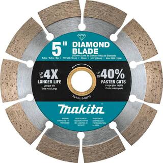 Makita 5 in. Segmented Rim Diamond Blade for General Purpose B-69618