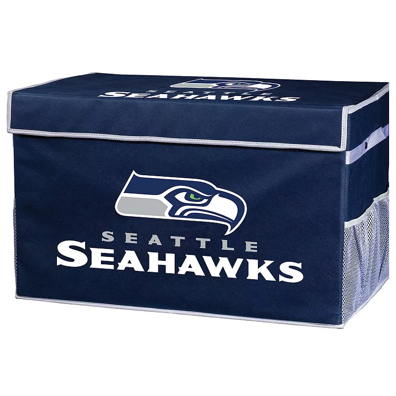 Franklin Sports Seattle Seahawks Small Collapsible Footlocker Storage Bin