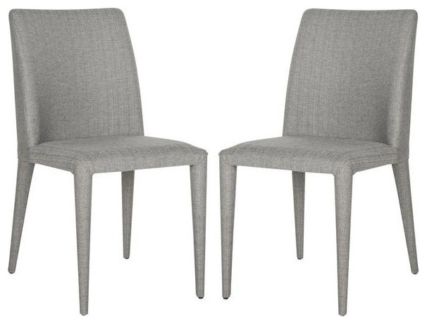 Evelyn 18  x27 x27Side Chair  Set of 2  Gray   Midcentury   Dining Chairs   by Rustic Home Furniture Deco  Houzz
