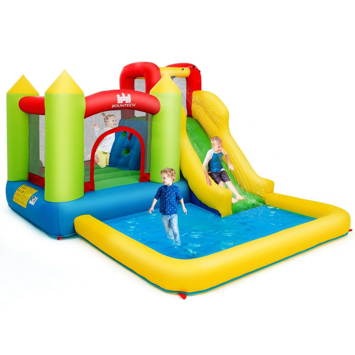 Inflatable Water Slide, Kids Bouncer with Slide