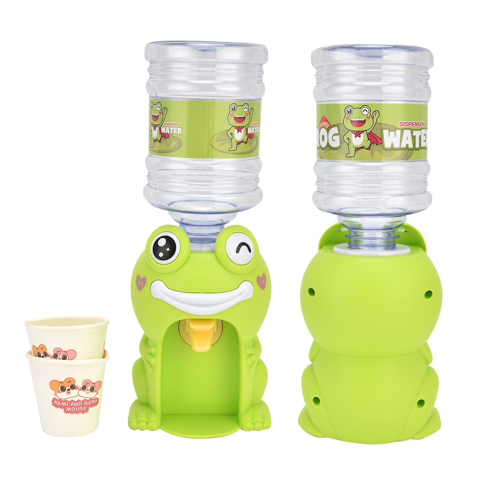 Mini Water Dispenser Cute Simulation Cartoon Kitchen Toy For Children Home Kitchengreen Frog