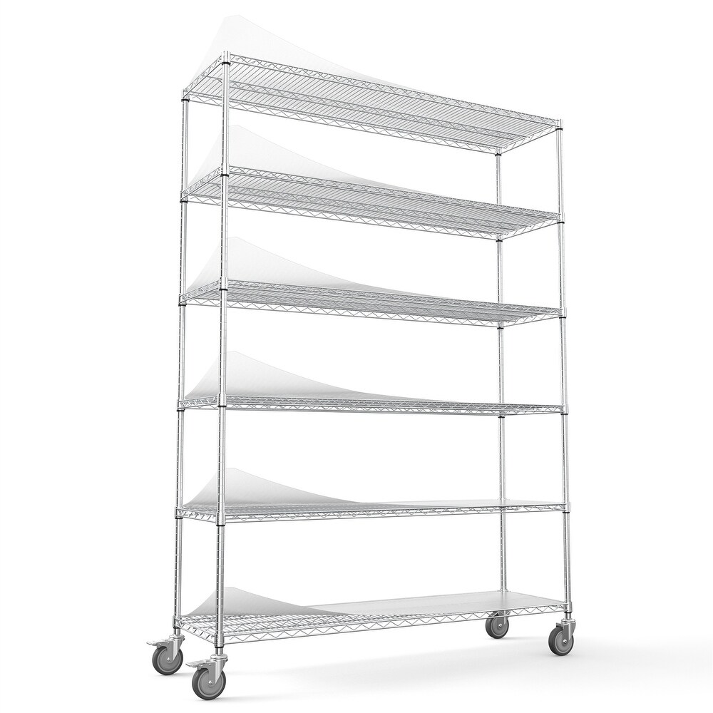 6 Tier Wire Shelving Unit