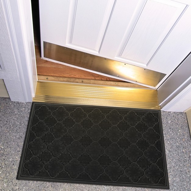 Solid Doormat Black Mohawk