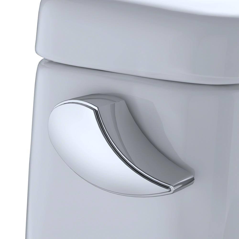 TOTO UltraMax 1-Piece 1.6 GPF Single Flush Elongated ADA Comfort Height Toilet in Cotton White SoftClose Seat Included MS854114SL#01