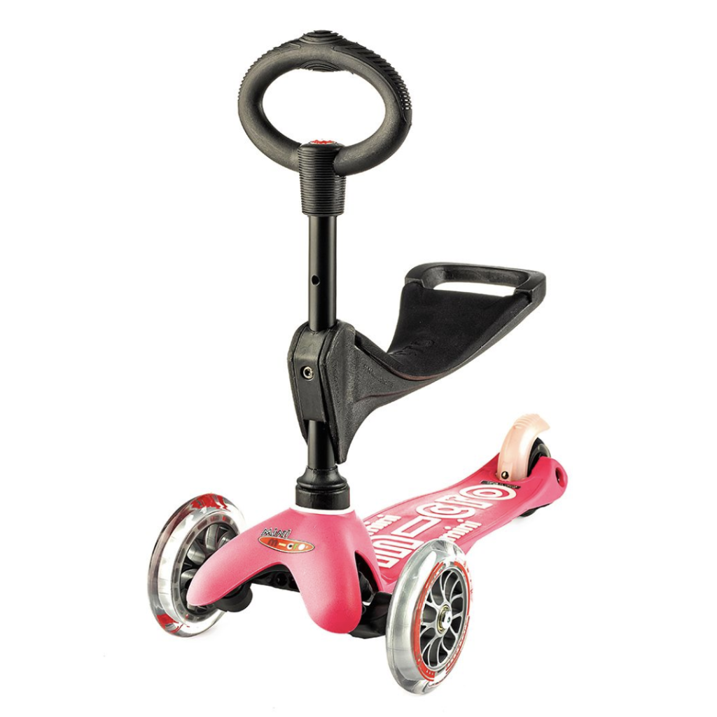 Mini Micro 3in1 Deluxe Scooter - Pink By Micro Kickboard