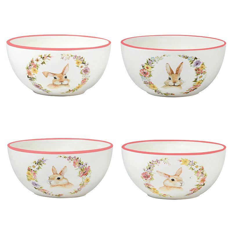 Certified International Easter Garden 4-pc. Ice Cream Bowl Set