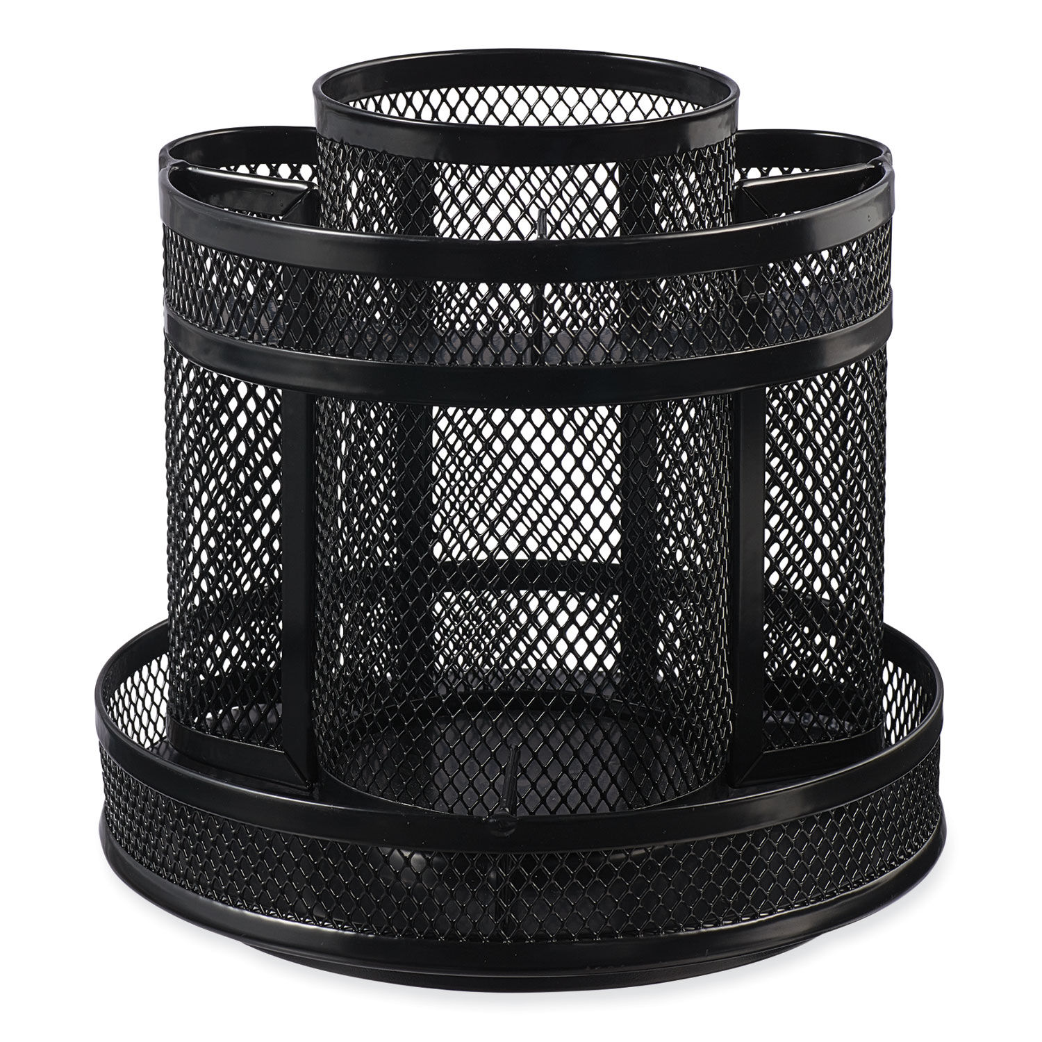 Metal Mesh Rotating Desktop Organizer by Universalandreg; UNV20022