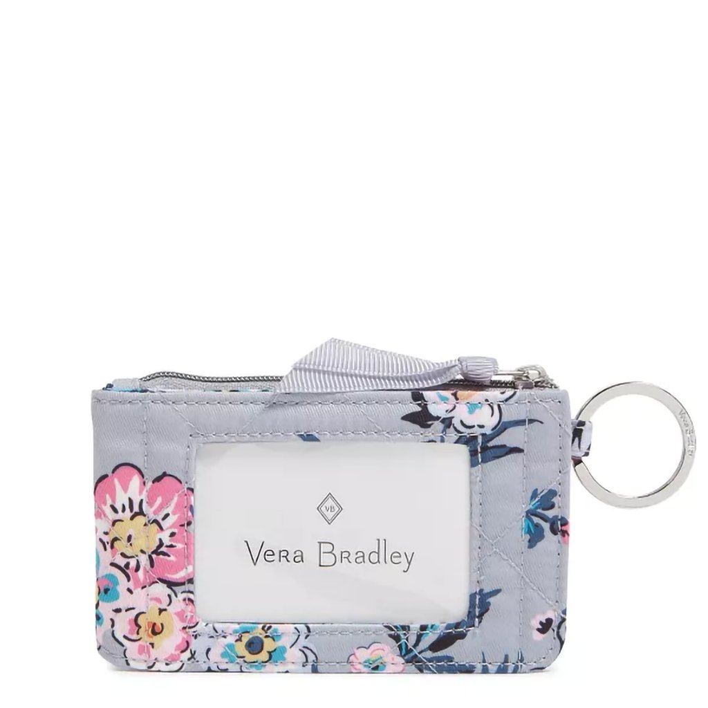 Vera Bradley  RFID Deluxe Zip ID Case in Parisian Bouquet