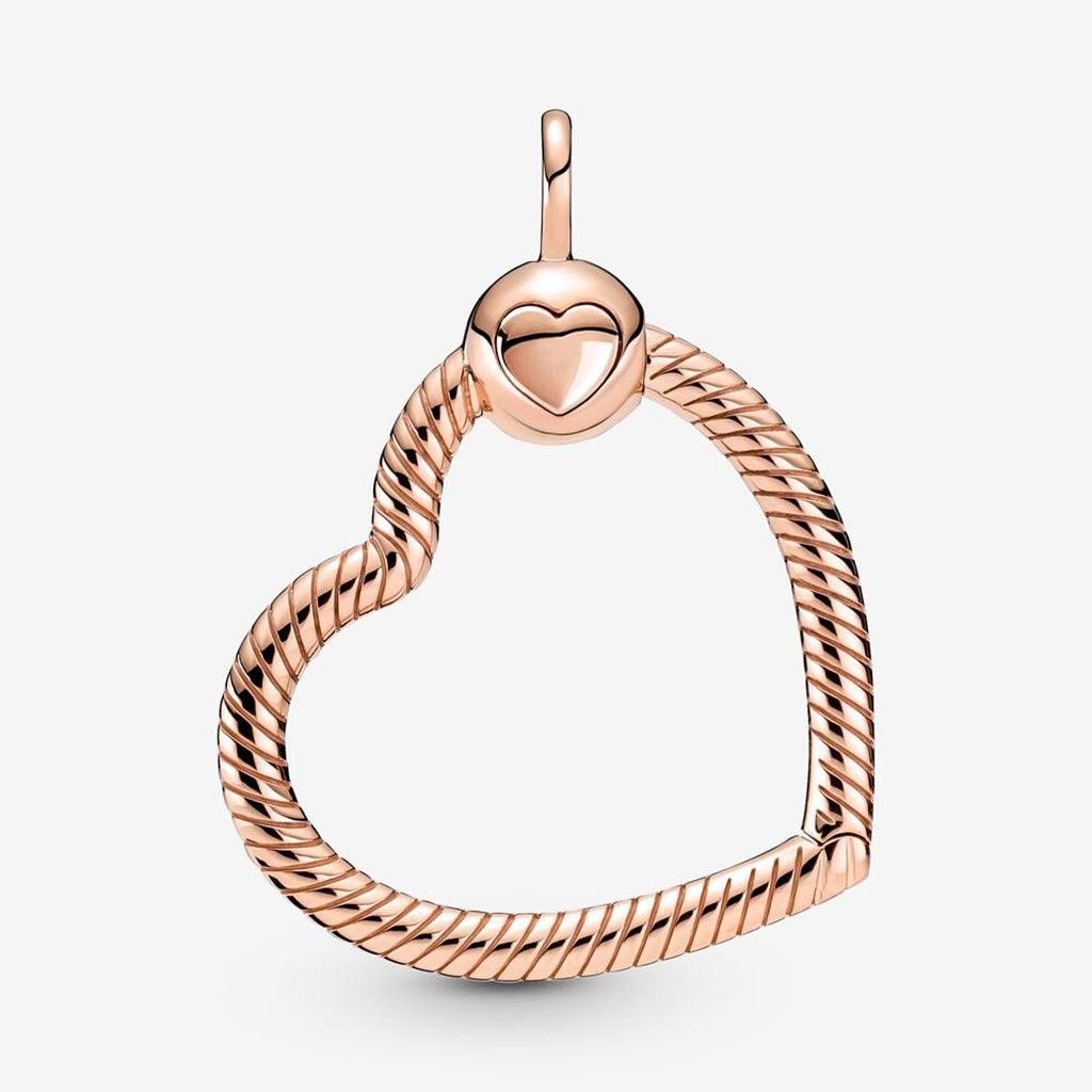 PANDORA  Pandora Moments Heart Charm Pendant in Rose Gold