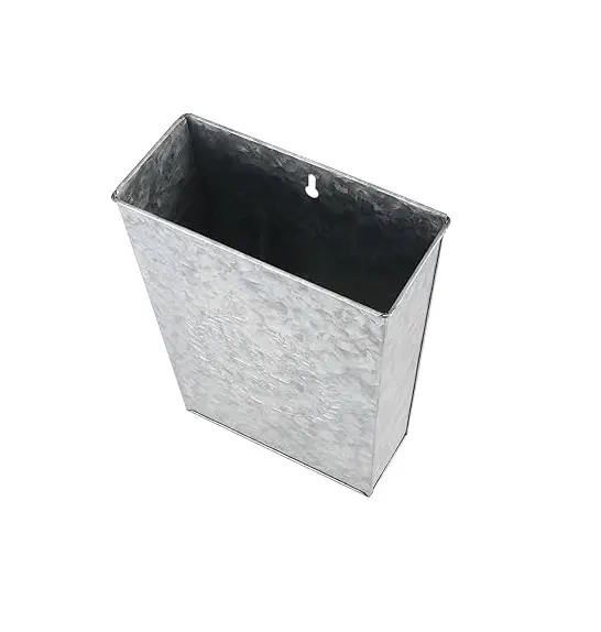 Completely Customizable Garden supplies galvanized planters rustic finished metal planters flower pots at low price