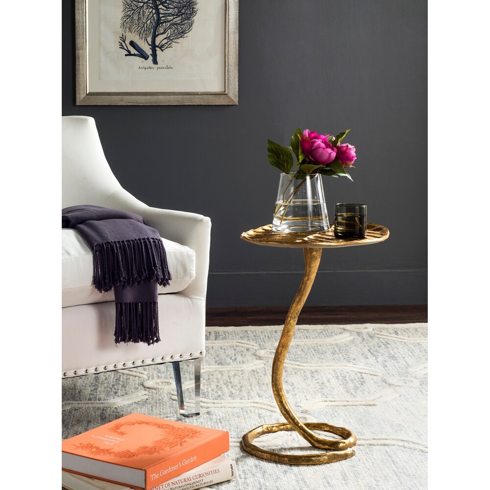 SAFAVIEH Mina Gold Side Table   15\