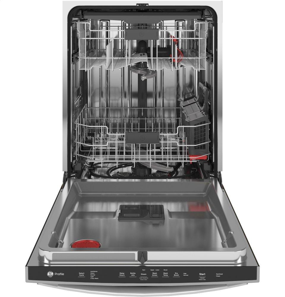 Ge Appliances PDT715SMNES Ge Profile™ Top Control With Stainless Steel Interior Dishwasher With Sanitize Cycle & Dry Boost With Fan Assist