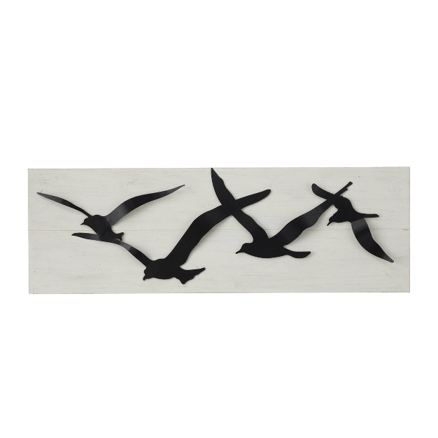 Metal Bird Wall Decor Black Olivia amp May