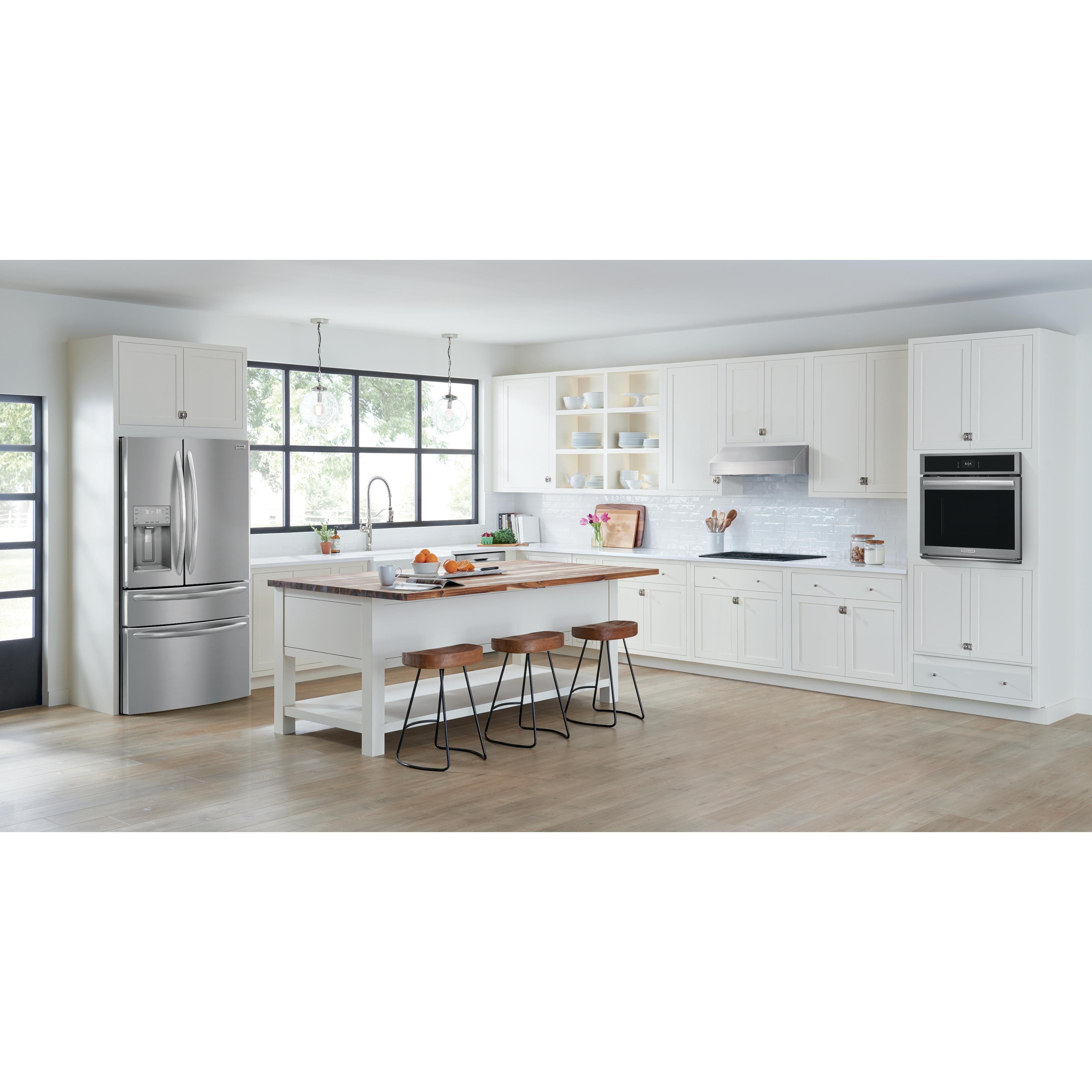 Frigidaire Gallery 27-inch, 3.8 cu.ft. Built-in Single Wall Oven with Air Fry Technology GCWS2767AF