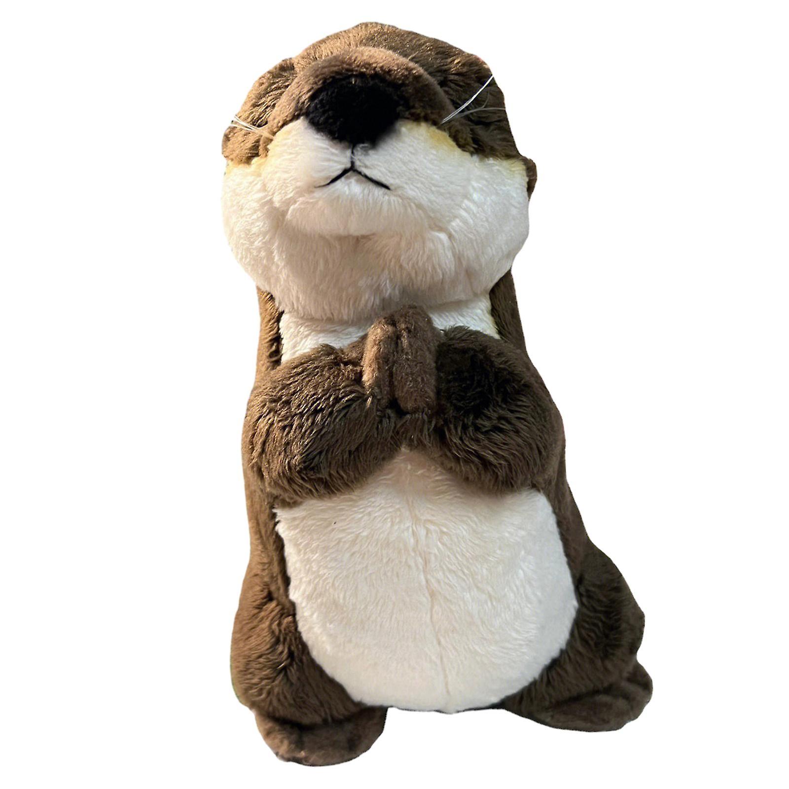 Cartoon Stuffed Otter Toys Living Room Decoration For Adults Kids Boys Girls 20cm