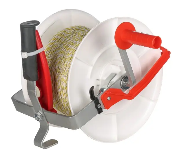 Plastic Geared Reel With 3:1 Gear Ratio Wire Geared Reel Electric Fencing