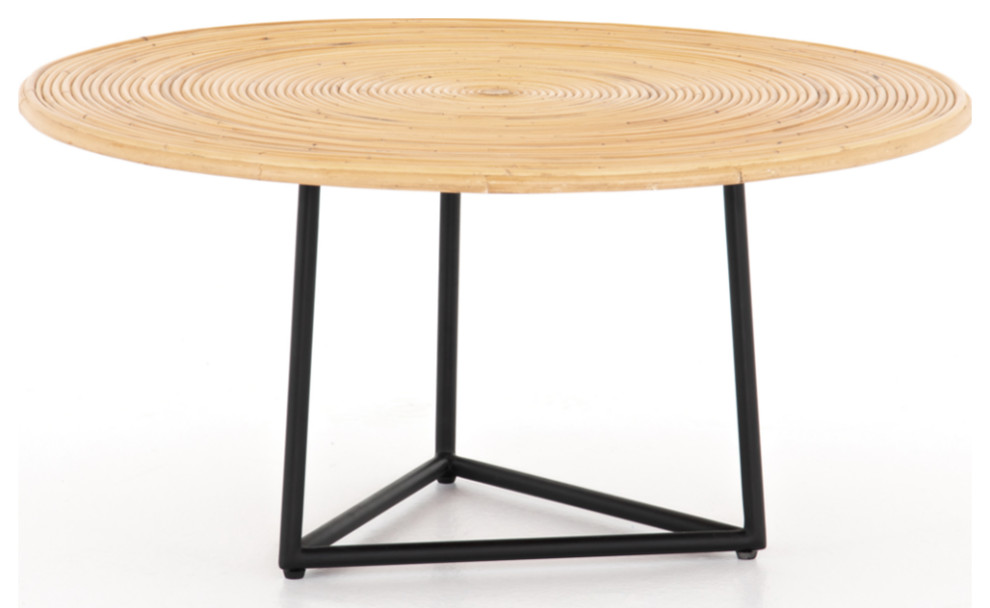 Candace Round Coffee Table   Industrial   Coffee Tables   by Marco Polo Imports  Houzz