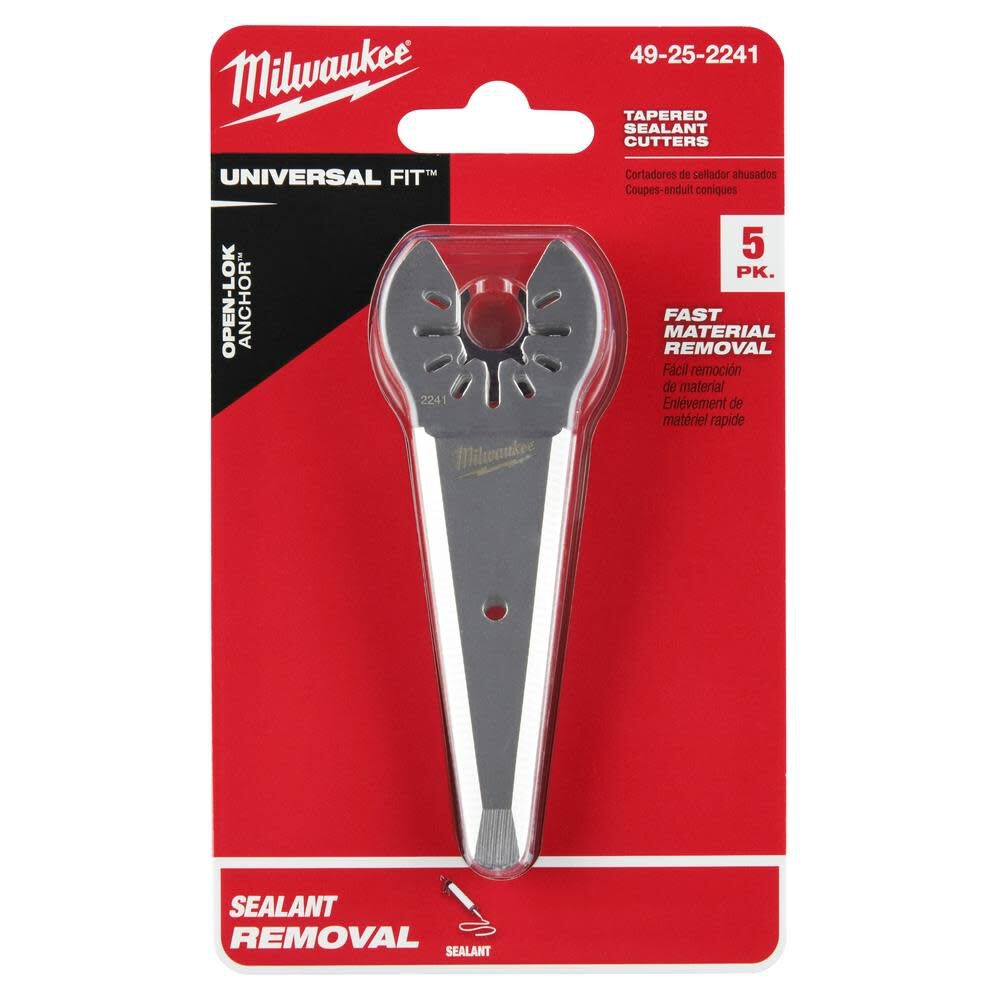 Milwaukee OPEN-LOK MUSHROOM SEALANT SCRAPER BLADE 5PK 49-25-2222 from Milwaukee