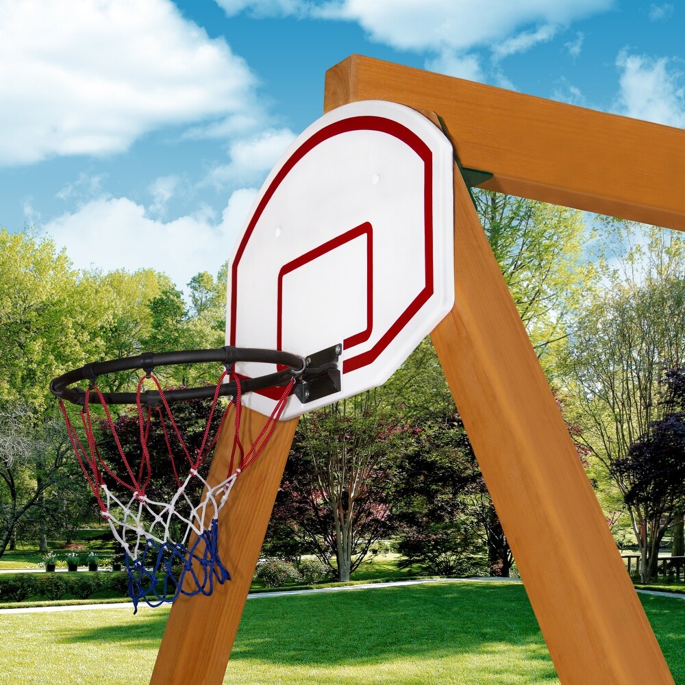 Gorilla Playsets Basketball Hoop Set for Swing Sets   23.75\