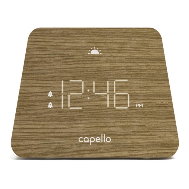 Digital Mantle Alarm Clock Lark Finish Capello