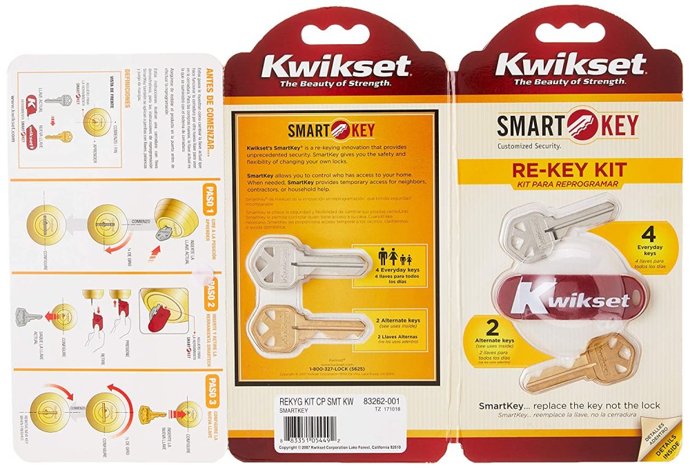 Gold/Silver Smartkey Re-Keying Kit