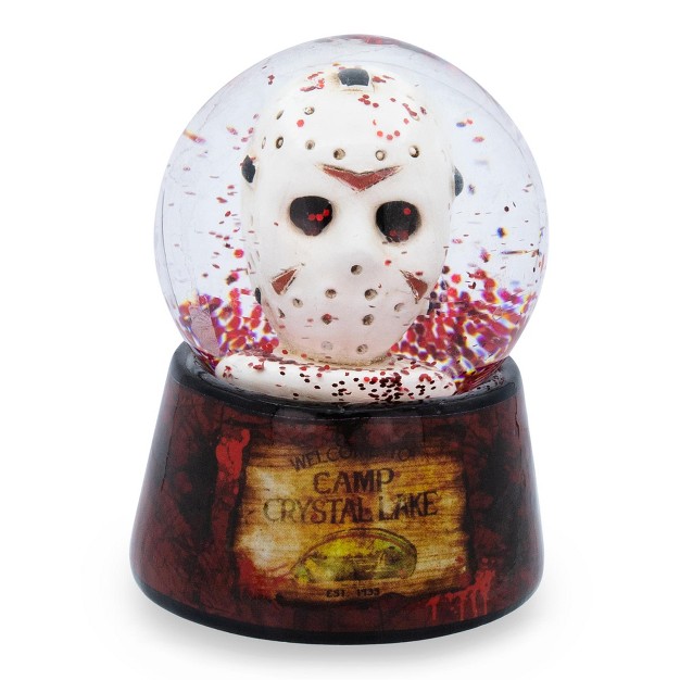 Silver Buffalo Friday The 13th Jason x27 s Mask Mini Snow Globe 3 Inches Tall