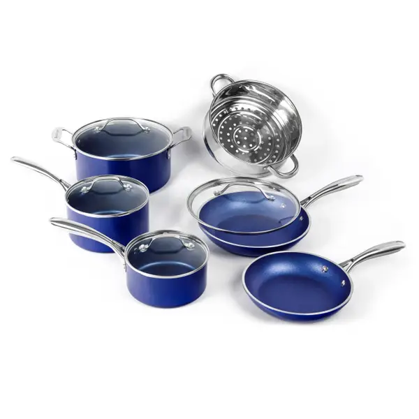 Granitestone 10-Piece Non-Stick Aluminum Cookware Set