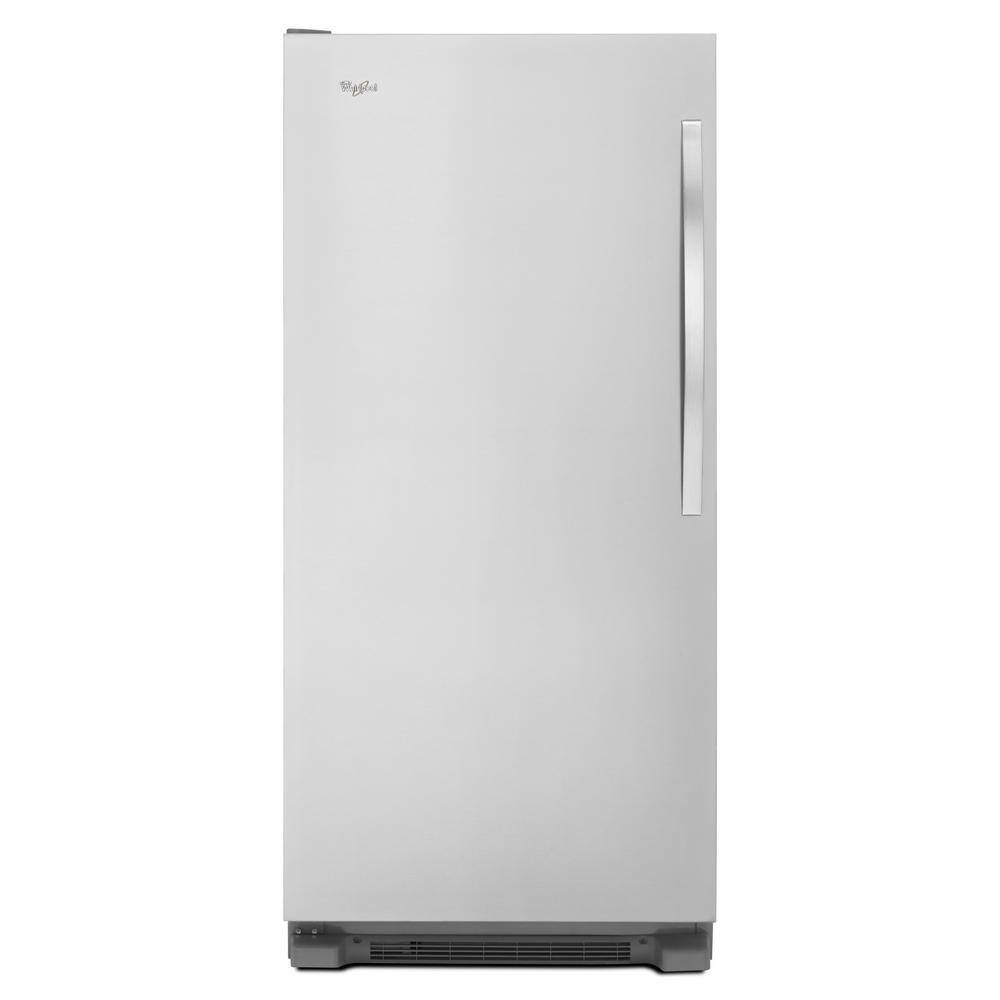 Whirlpool 17.7 cu. ft. SideKicks Frost Free Upright Freezer in Monochromatic Stainless Steel WSZ57L18DM