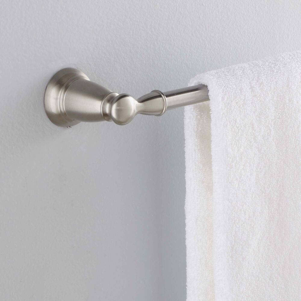 MOEN Banbury 24 in. Towel Bar in Spot Resist Brushed Nickel Y2624BN