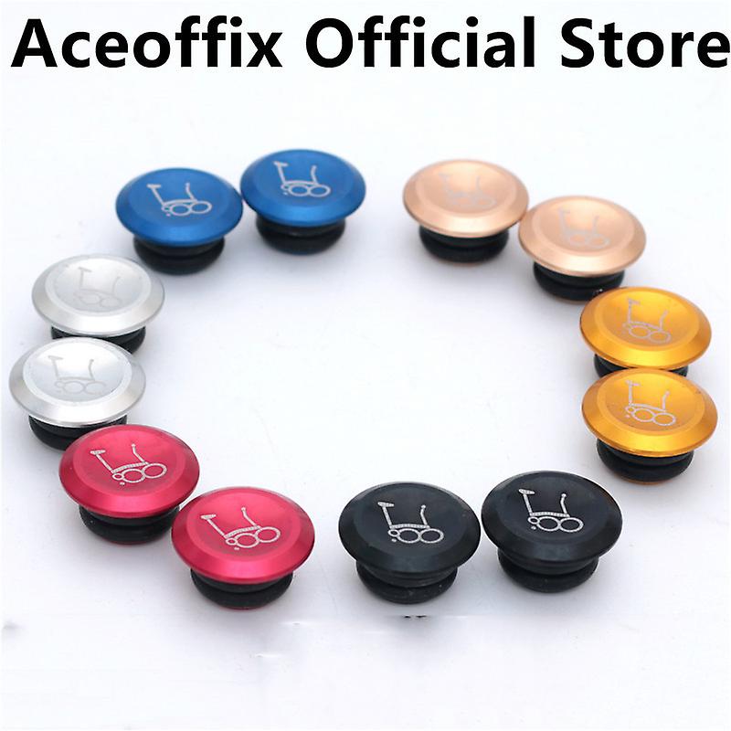 Born Pretty Aceoffix Bike Handlebar Plug 1 Pair For Brompton Accessories Aluminum Alloy 18.5 19.7 Inner Diameter